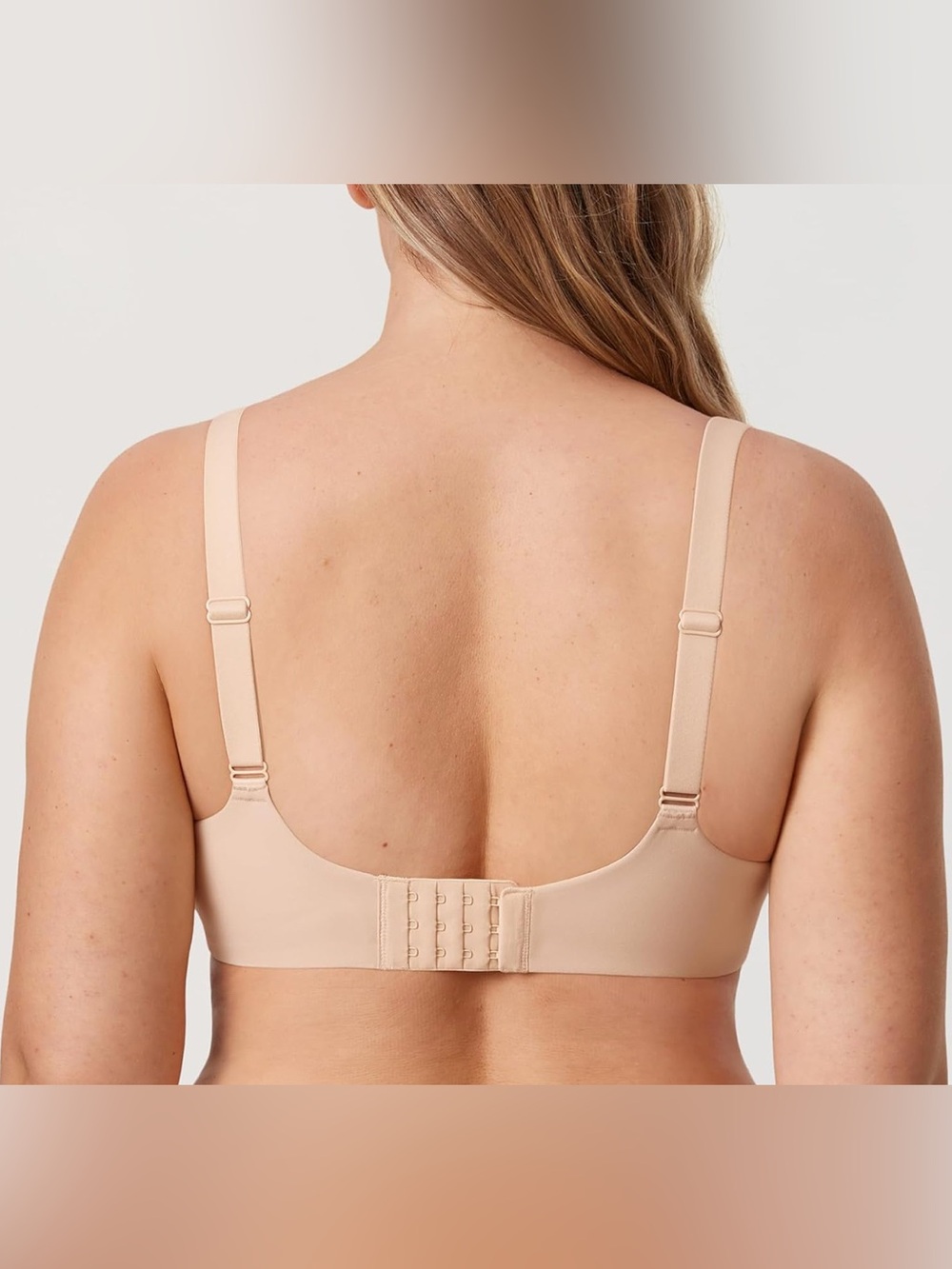 DELIMIRA Inbarely Plus Plunge Unlined Bra Underwire Full Coverage Nude Size 34H - Picture 3 of 10